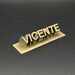 Desk Name Plate | 3D Printed Sweeping Text Display With Stand - Etsy