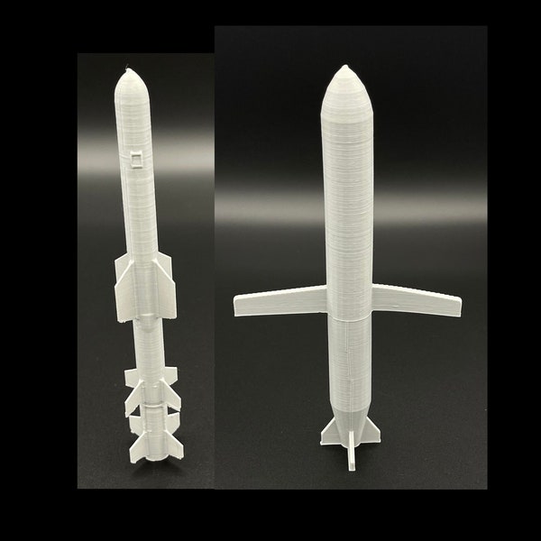 Missile Models, Tiny small scale Missiles, for models and desk top decoration, Military weapons desk decor,