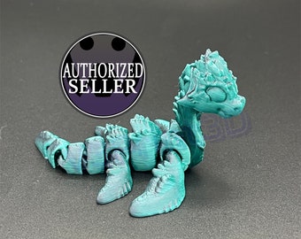 Jouet articulé/flexible Nessie monstre du loch ness, revendeur agréé Flexi Factory, jouet amusant pour enfants