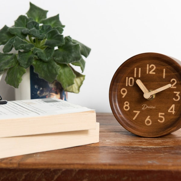 Rustic Desk Clock Etsy