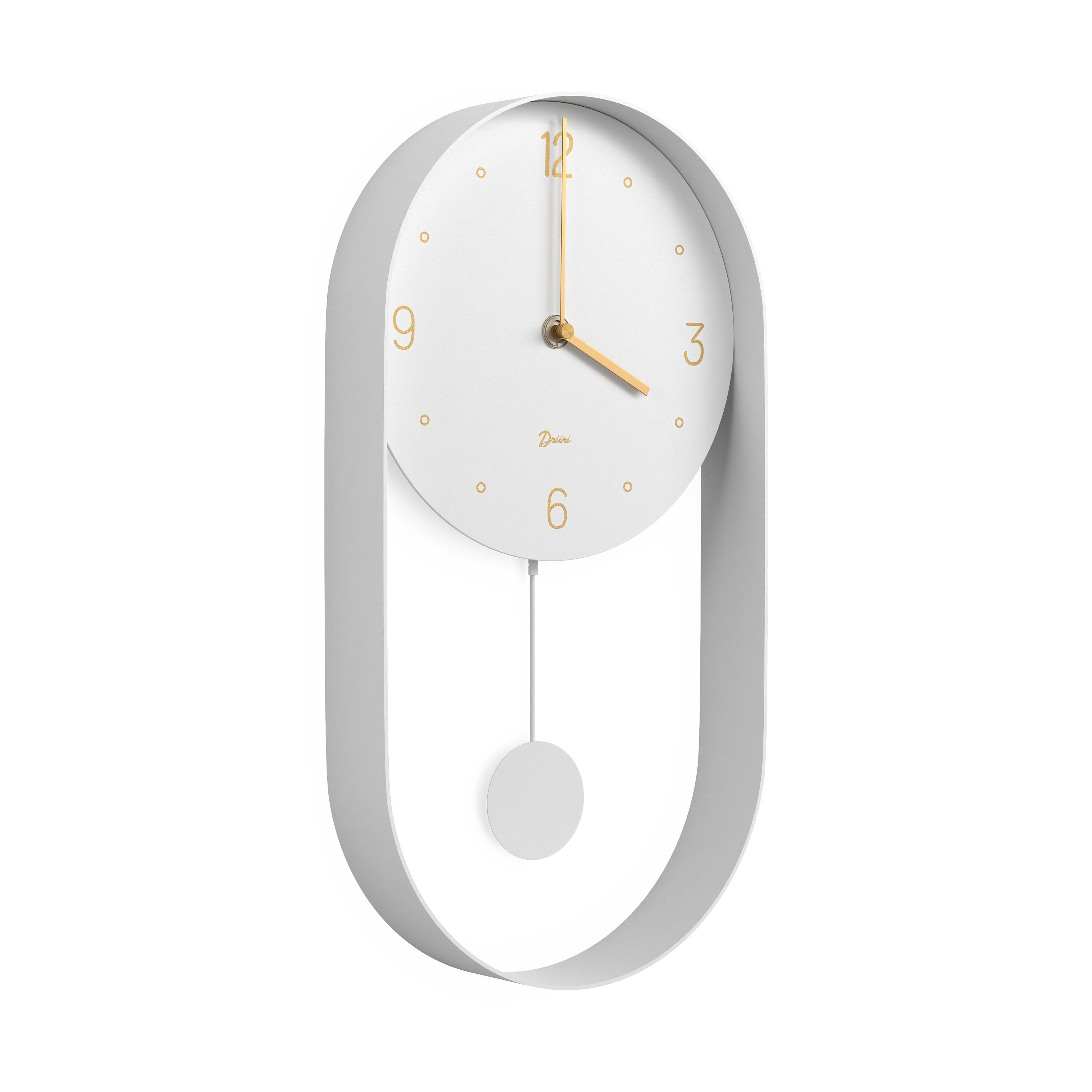 Driini Modern Pendulum Wall Clock Decorative and Unique Etsy