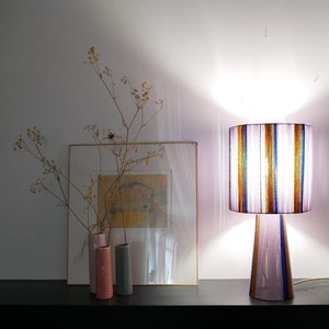 Thelma model table lamp hand-woven lamps Single woven yarn shade woven suspension woven table lamp image 6