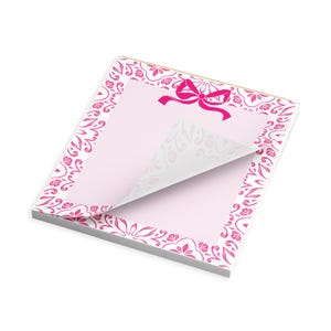 PHI MU Notepad, Sorority Gifts, Sorority Stationery, Phi Mu Gifts, Classic notepad, Bid Day Gift