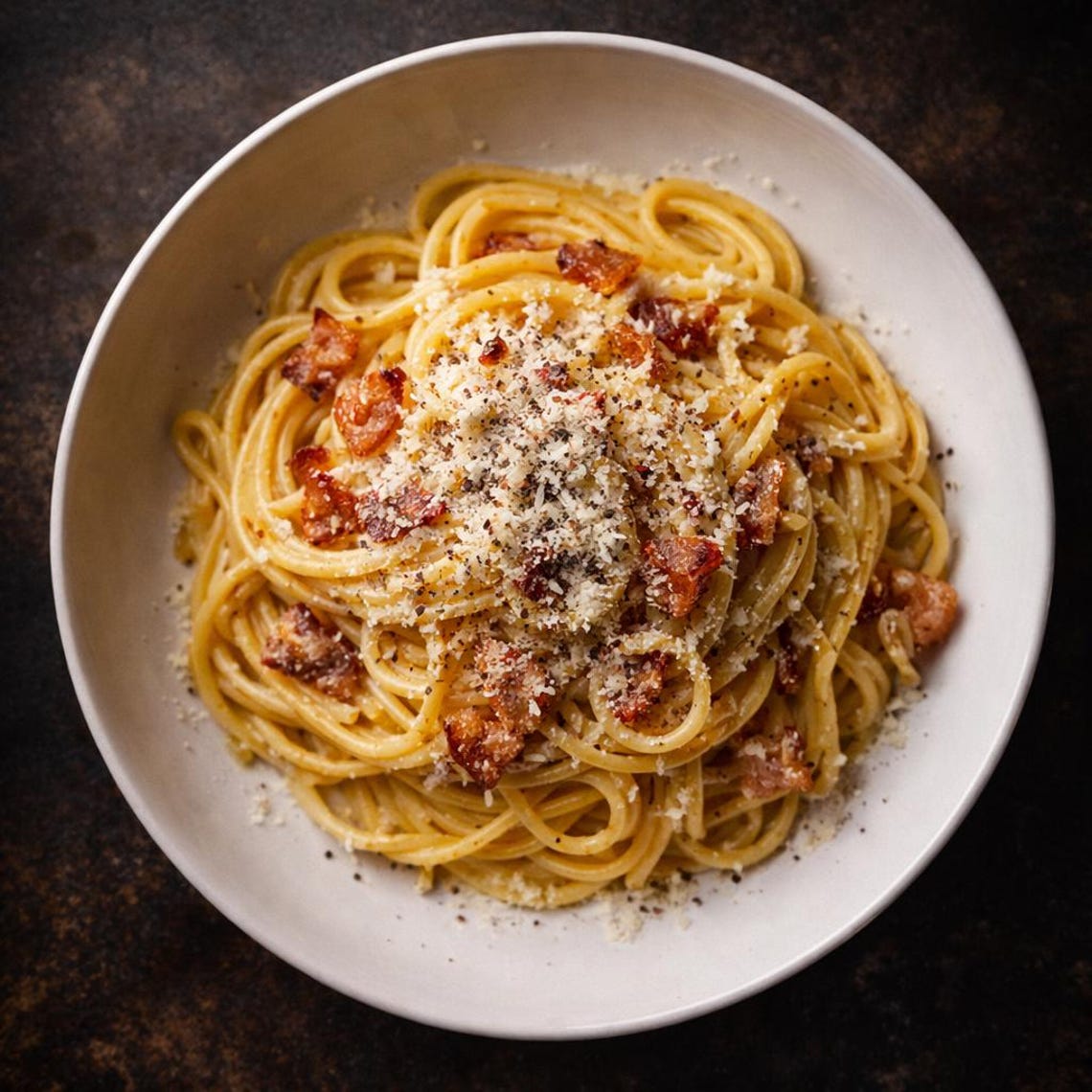Authentic Spaghetti Carbonara Recipe | Roman Pasta, Italian Cooking ...