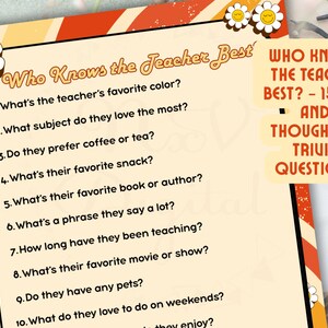 Quem conhece melhor o professor? e Você prefere? Jogo de sala de aula, edição para professores e crianças, curiosidades para imprimir, carta A4 dos EUA, download instantâneo