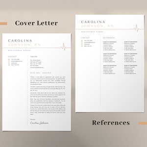 Nurse Resume Template Word, Resume Google Docs, Apple Pages Resume | Nursing Resume, LPN Resume, RN Resume, Medical Resume, CV Template image 5