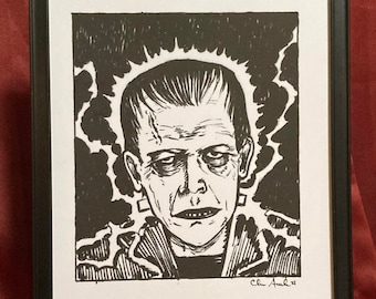 The Monster 8x10 Art Print