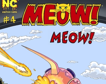 ¡MIAU! #4 Cómic, Aventura de superhéroe felino