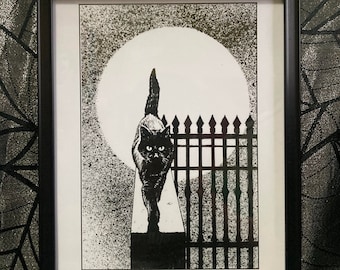The Black Cat 8x10 Art Print