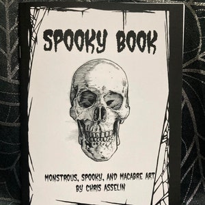 Spooky Book featuring Monstrous, Spooky, and Macabre Art