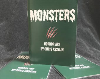 Monsters Horror Art Zine