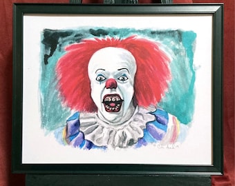 Pennywise 1990 8x10 Watercolor Art Print