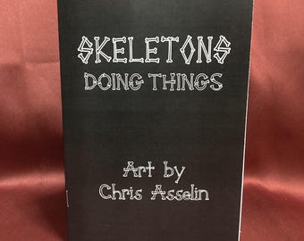 Skeletons Doing Things Art Zine