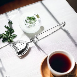 Loose Leaf Tea Infuser| Tea Strainer| Tea Accessory| Heart Infuser| Loose Tea Ball| Tea  Infuser| Heart Shape Tea| Tea Strainer| Tea Steeper