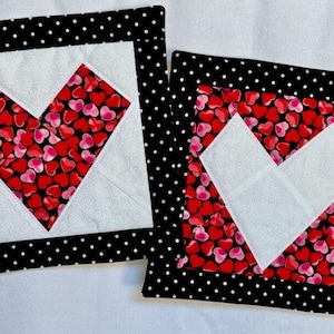 Heart Mug Rugs (Set of 2)