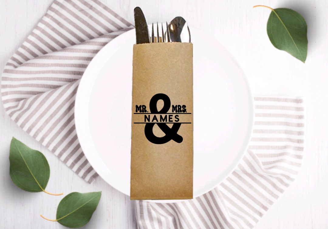 Custom Utensil Bags Party Utensil Bags Custom Party Decor Party Favors Wedding Favors Summer