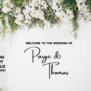 Custom Acrylic Letters- Custom Arch Backdrop Letters- Acrylic Name Letters- Custom Words- Wedding Sign