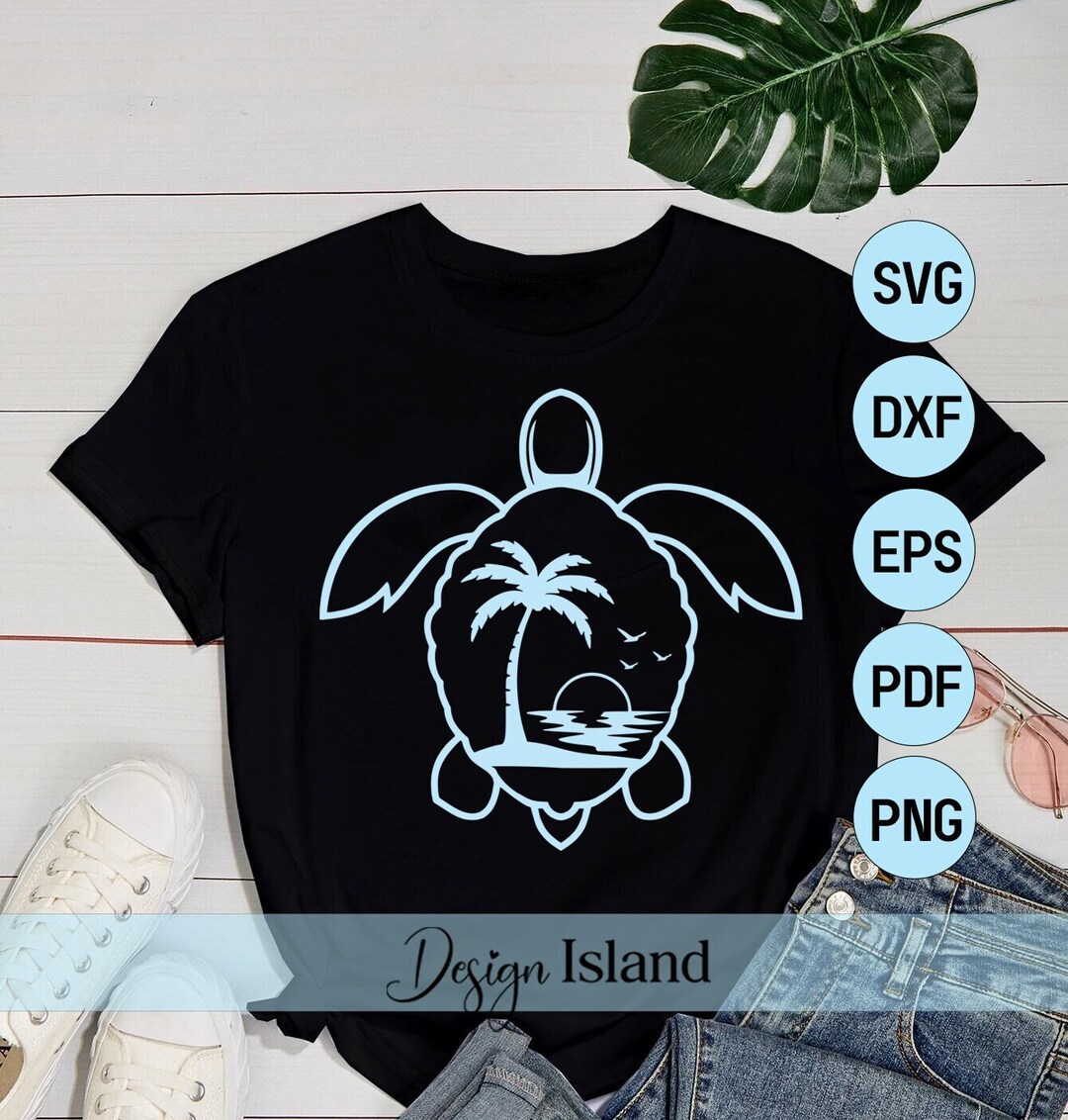Tortuga SVG Tortuga floral SVG Tortuga marina SVG - Etsy México