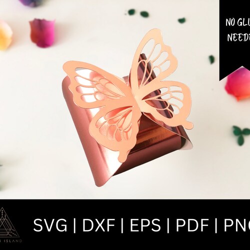 Butterfly Favor Box Svg Template Party Box Template Candy Etsy
