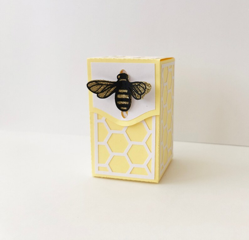 Honey Bee Box SVG Honey Bee Gift Box Template Wedding Etsy