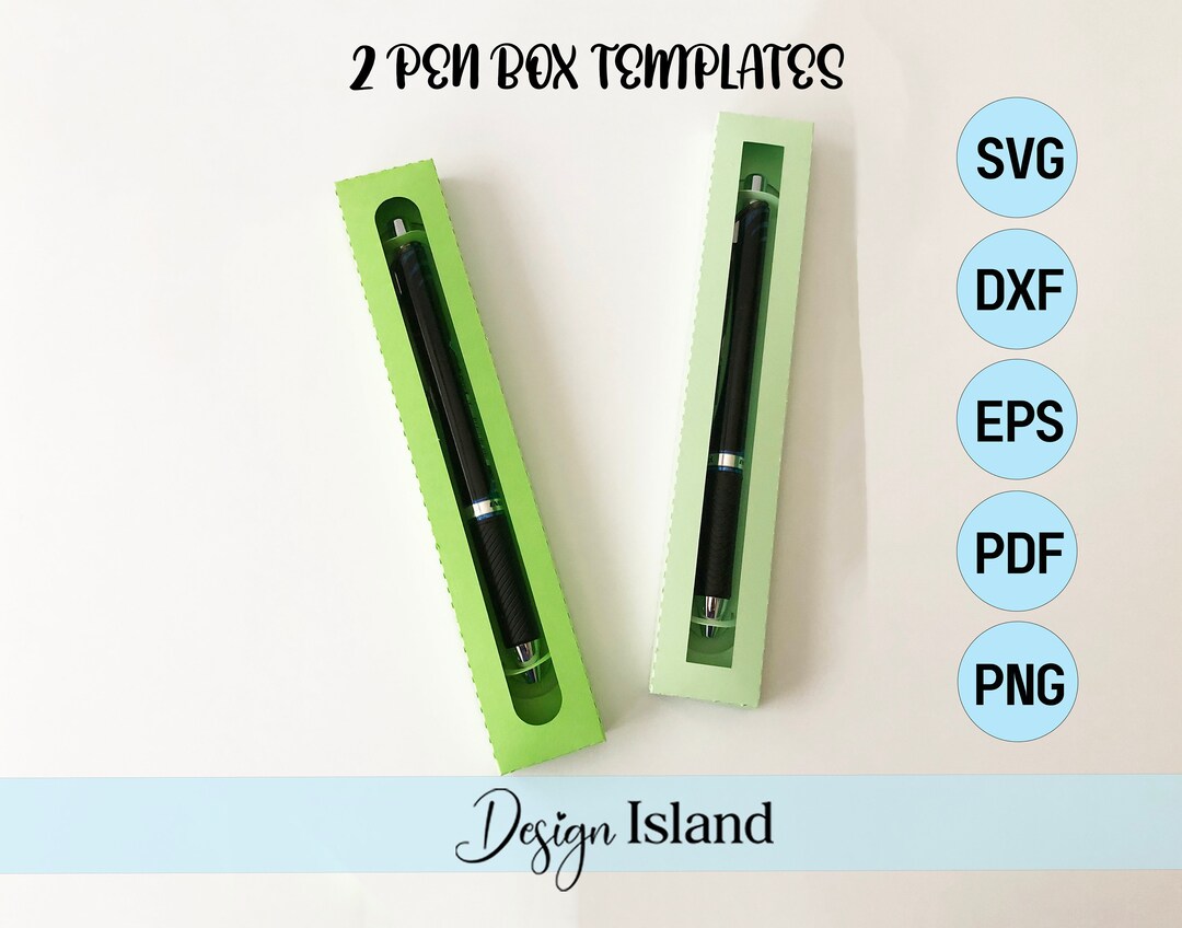 Pen Box SVG Epoxy Pen Card Holder SVG Pen Packaging Svg Pen Box