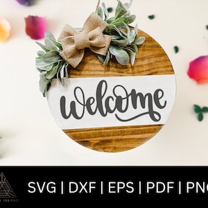 Welcome Svg - Welcome To Bridal Shower Svg Files - Welcome Sign Svg - Welcome To Our Wedding Instant Digital Download - Welcome fonts