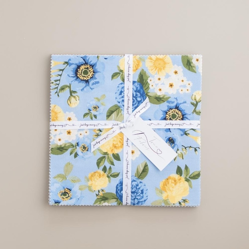 True Fabrics - Sunshine Blooms - Precut Fabric 10" Squares