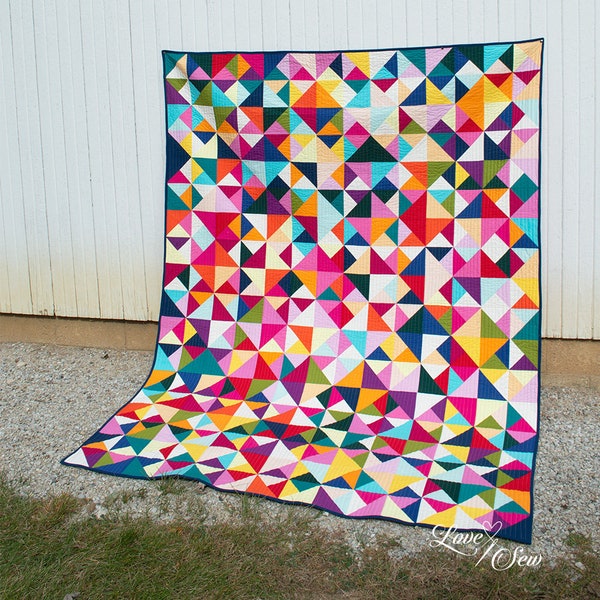 True Fabrics - Cleo - Quilt Kit - Solides sophistiqués (70 » x 80 »)