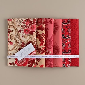 True Fabrics - En Rouge - Quilting Stoff Bulk stock