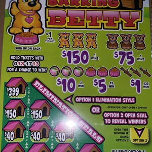 Barking Betty Climber Ticket For Amusement Use Only
