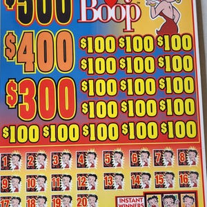 Betty Boop Or Monopoly 20 Window Subsets Titles Will Vary For Amusement Use Only