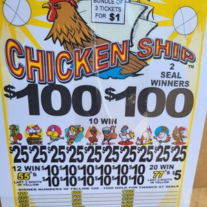 Chicken Ship Holder Jars For Amusement Use Only