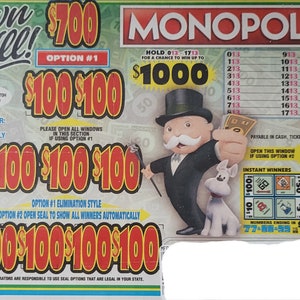 Monopoly Climber Ticket Holder For Amusement Use Only