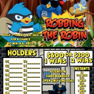 Robin The Robin Holder Ticket For Amusement Use Only
