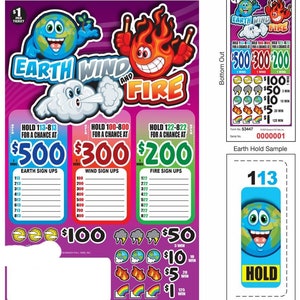 Earth Wind & Fire Holder Ticket For Amusement Use Only