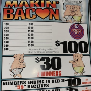 Bonus Making Bacon Jar Ticket Flash Bag For Amusement Use Only