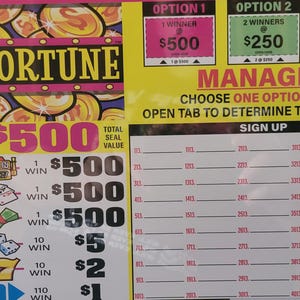 Fun Fortune Holder Ticket For Amusement Use Only