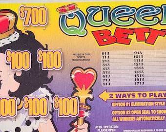 Large Queen Betty Holder For Amusement Use Only