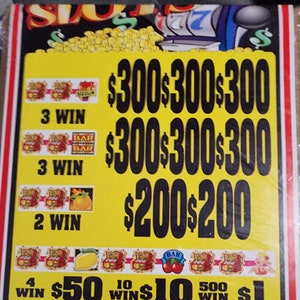 Various Titles of 3 Window Instant 1 Box per Order for Amusement Use