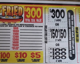 Fried Egg Pack, cracked egg pack 5 different titles 1 title per order titles will VARY Holder Ticket For Amusement Use Only
