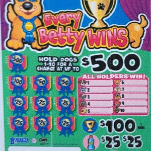 Every Betty All Holds Win Nuggets For Amusement Use Only Comes With Both Boards