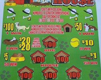 Dog House Jars Elimination Game similar to Queen Betty For Amusement Use Only