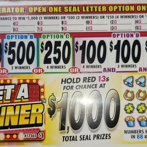 Get A Winner Holder Ticket For Amusement Use Only