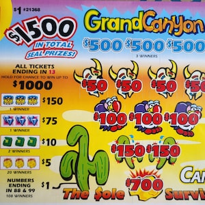 Grand Canyon Large Climber Holder Ticket For Amusement Use Only