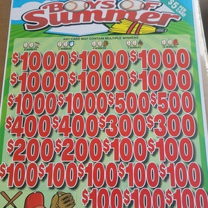 Boys Of Summer Instant Ticket For Amusement Use Only
