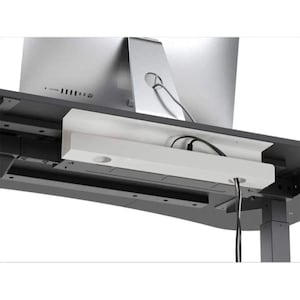 Metal Under Desk Cable Organizer 40 Cm, Desk Cable Management, Modern Workspace Organizer, Home Office Accessory, Space-Saving Solution