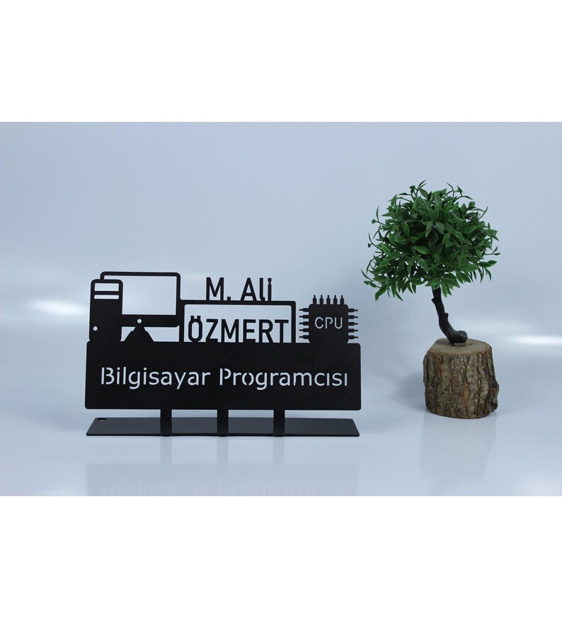 Computer Programmer
Metal Desktop Namepl
Office Decor
Personalized Namepla
Programmer Desk Acce
Custom Office Sign
Techie Gift
Professional Namepla
Custom Engraved Name
Office Desk Nameplat
Geek Office Decor
Software Developer G
Tech Office Accessor