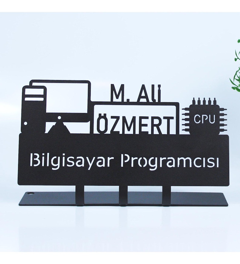 Computer Programmer
Metal Desktop Namepl
Office Decor
Personalized Namepla
Programmer Desk Acce
Custom Office Sign
Techie Gift
Professional Namepla
Custom Engraved Name
Office Desk Nameplat
Geek Office Decor
Software Developer G
Tech Office Accessor