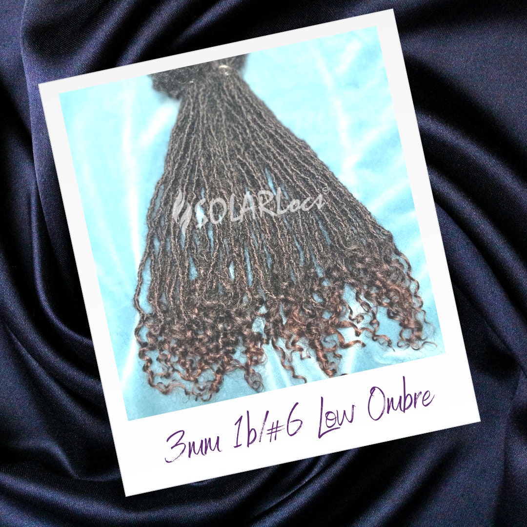 Microloc Extensions GODDESS Curl Solarlocs™ ; 100% Human Hair, Hand ...