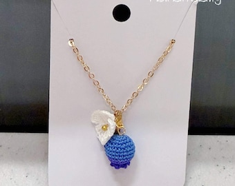 Micro Crochet Blueberry Pattern – Tiny Fruit (1cm) (PDF Pattern)